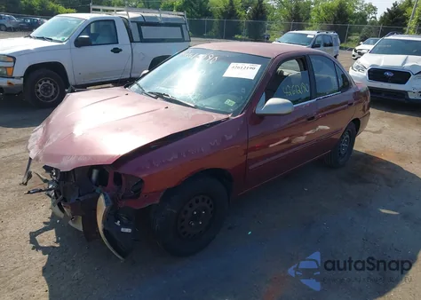 2004 Nissan Sentra 1.8S из США, поврежденный, VIN 3N1CB51D94L915690